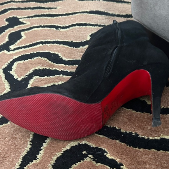 Christian Louboutin Black Heeled Boots - Picture 3 of 9